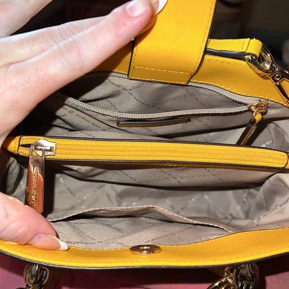 Mustard Yellow Michael Kors Crossbody - Picture 2 of 3